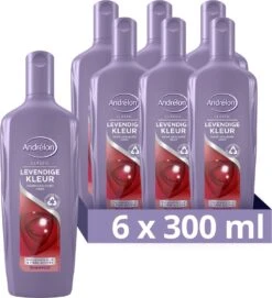 Andrélon Classic Levendige Kleur Shampoo - 6 X 300ml - Voordeelverpakking