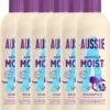 Aussie Miracle Moist Shampoo - Hydraterende Shampoo - Herstelt Droog En Beschadigd Haar - 6 X 300 Ml