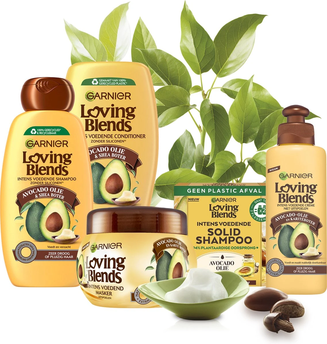 Garnier Shampoo Bar Loving Blends Avocado Sheaboter - 1 Stuk 5 Garnier Shampoo Bar Loving Blends Avocado Sheaboter - 1 Stuk - Afbeelding 5