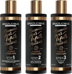 BraziliCious Honey Therapy Keratine 3 X 100ml