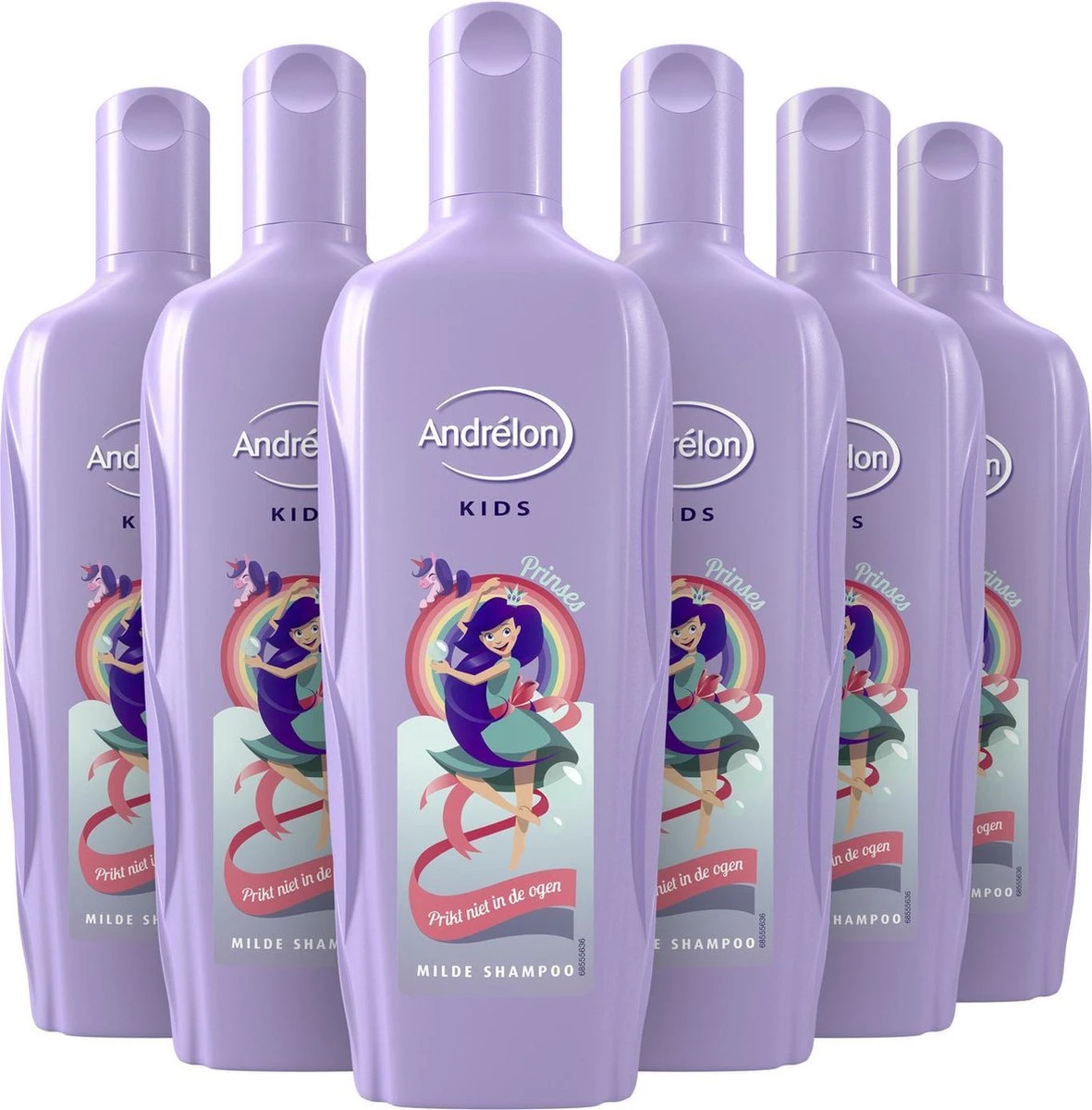 Andrélon Prinses Kids Shampoo - 6 X 300 Ml - Voordeelverpakking 1 Andrélon Prinses Kids Shampoo - 6 X 300 Ml - Voordeelverpakking