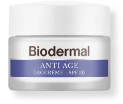 Biodermal Anti Age Dagcrème - SPF30 - Dagcrème Met Hyaluronzuur En Vitamine C Tegen Huidveroudering - 50ml