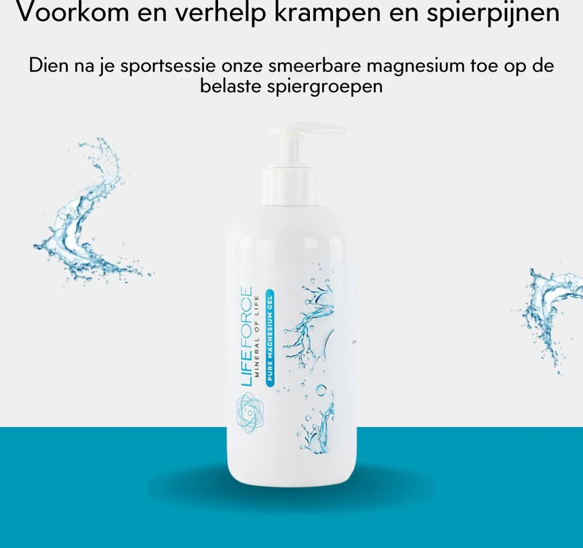 Lifeforce Magnesium Gel (500 Ml) | Puur Zechstein| Magnesium Gel Voor Spieren En Gewrichten 2 Lifeforce Magnesium Gel (500 Ml) | Puur Zechstein| Magnesium Gel Voor Spieren En Gewrichten - Afbeelding 2
