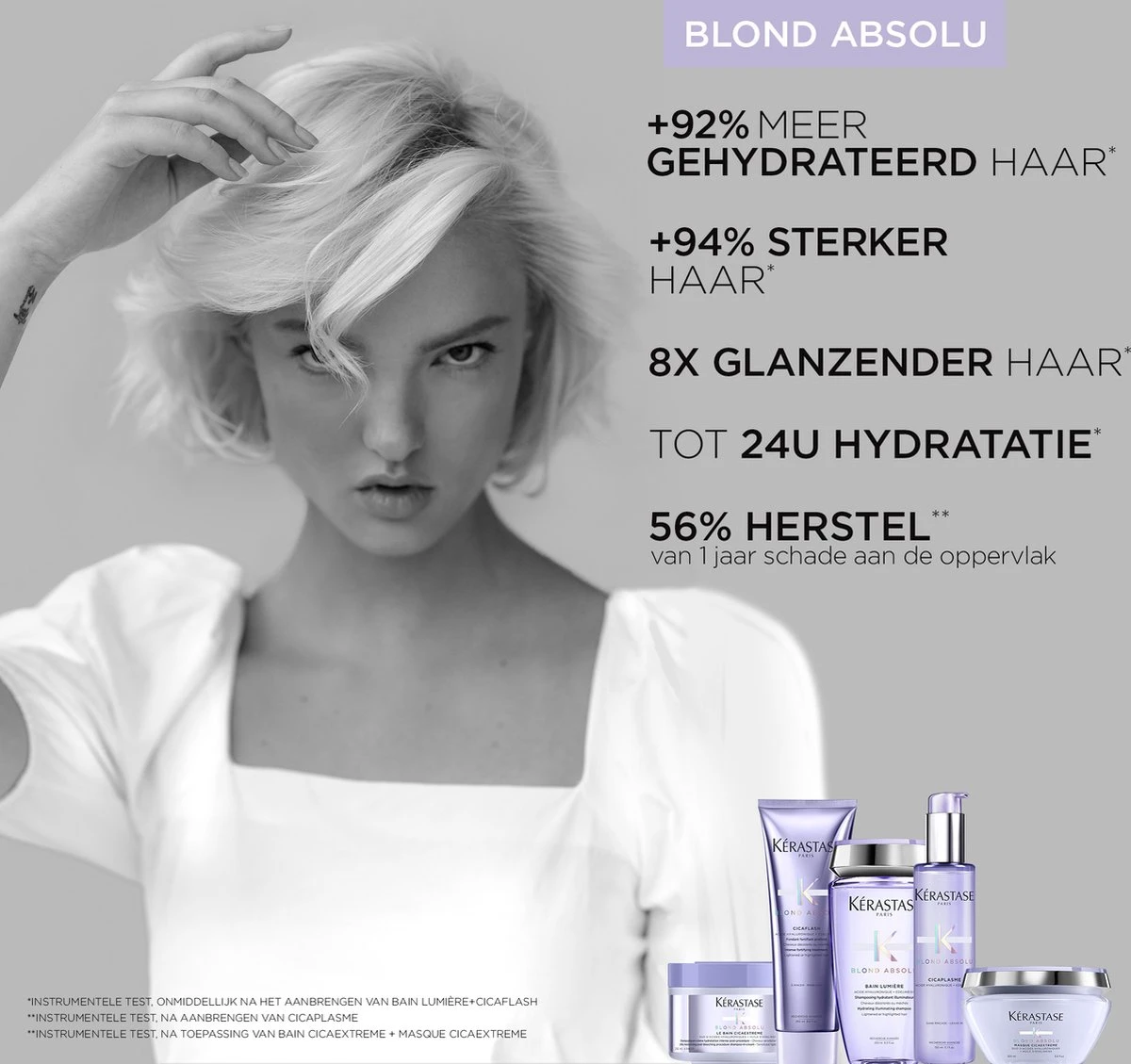 Kérastase Blond Absolu Masque Ultra-Violet - Zilver Haarmasker Voor Blond Haar - 200ml 3 Kérastase Blond Absolu Masque Ultra-Violet - Zilver Haarmasker Voor Blond Haar - 200ml - Afbeelding 3