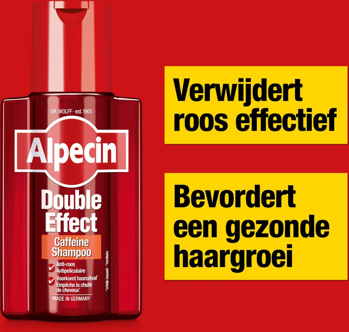 Alpecin Double Effect 200ml | Anti Roos En Natuurlijke Haargroei Shampoo | Voorkomt En Vermindert Haaruitval 2 Alpecin Double Effect 200ml | Anti Roos En Natuurlijke Haargroei Shampoo | Voorkomt En Vermindert Haaruitval - Afbeelding 2