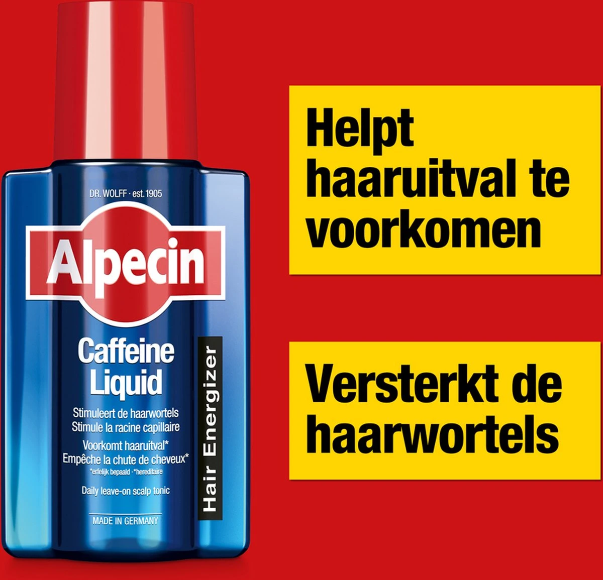 Alpecin Cafeïne Liquid Hair Tonic 200ml | Voorkomt Haaruitval En Ondersteunt De Haargroei | Voor Alle Haar En Hoofdhuid Types 2 Alpecin Cafeïne Liquid Hair Tonic 200ml | Voorkomt Haaruitval En Ondersteunt De Haargroei | Voor Alle Haar En Hoofdhuid Types - Afbeelding 2