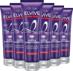 L’Oréal Paris Elvive Color Vive Purple Conditioner - 6 X 150 Ml - Voordeelverpakking