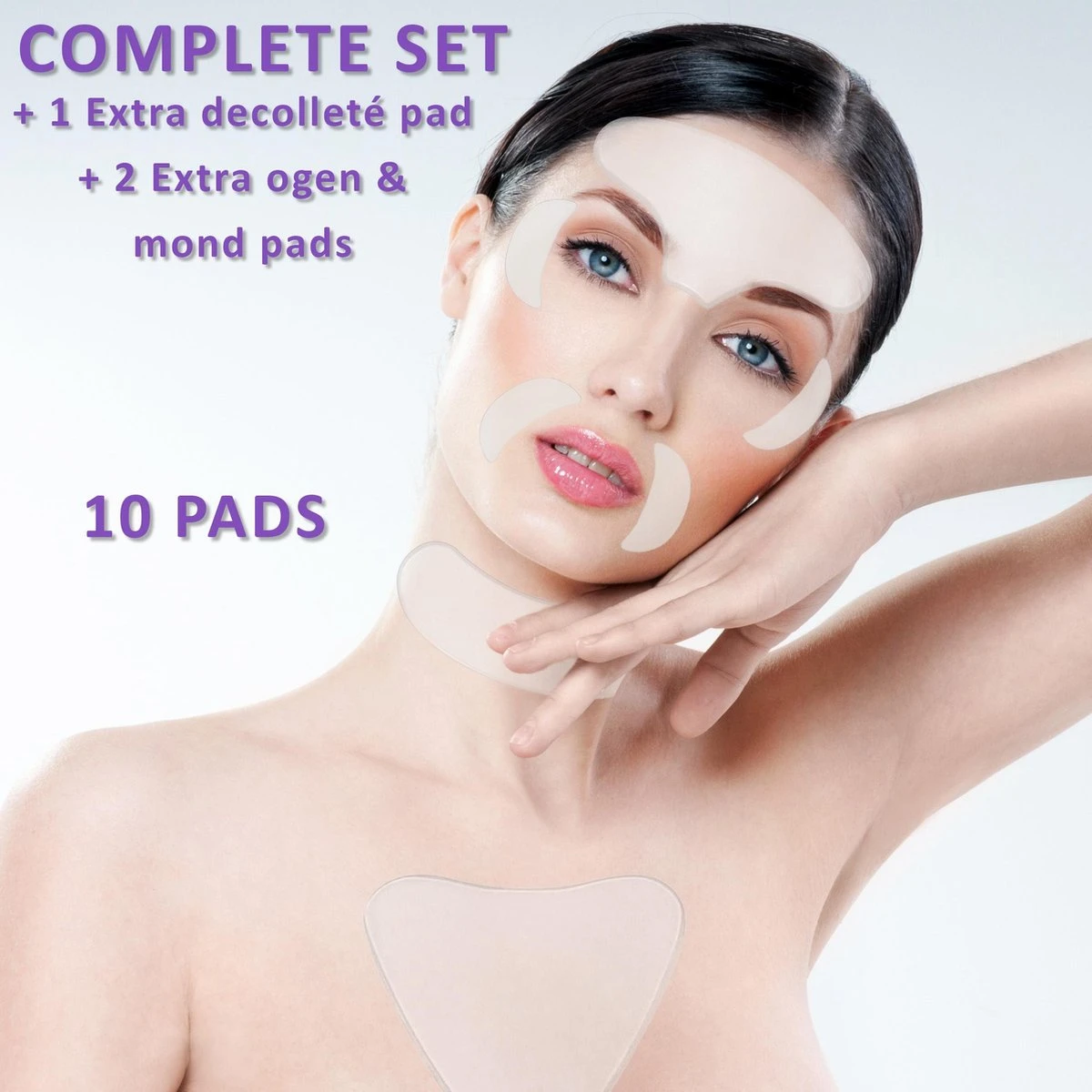 Simia™ Complete Set Anti Rimpel Beauty Pads 10 STUKS Tegen Lijntjes En Rimpels - Decolleté Hals & Gezicht - Anti Aging - Huidverzorging Voordeelset 5 Simia™ Complete Set Anti Rimpel Beauty Pads 10 STUKS Tegen Lijntjes En Rimpels - Decolleté Hals & Gezicht - Anti Aging - Huidverzorging Voordeelset - Afbeelding 5