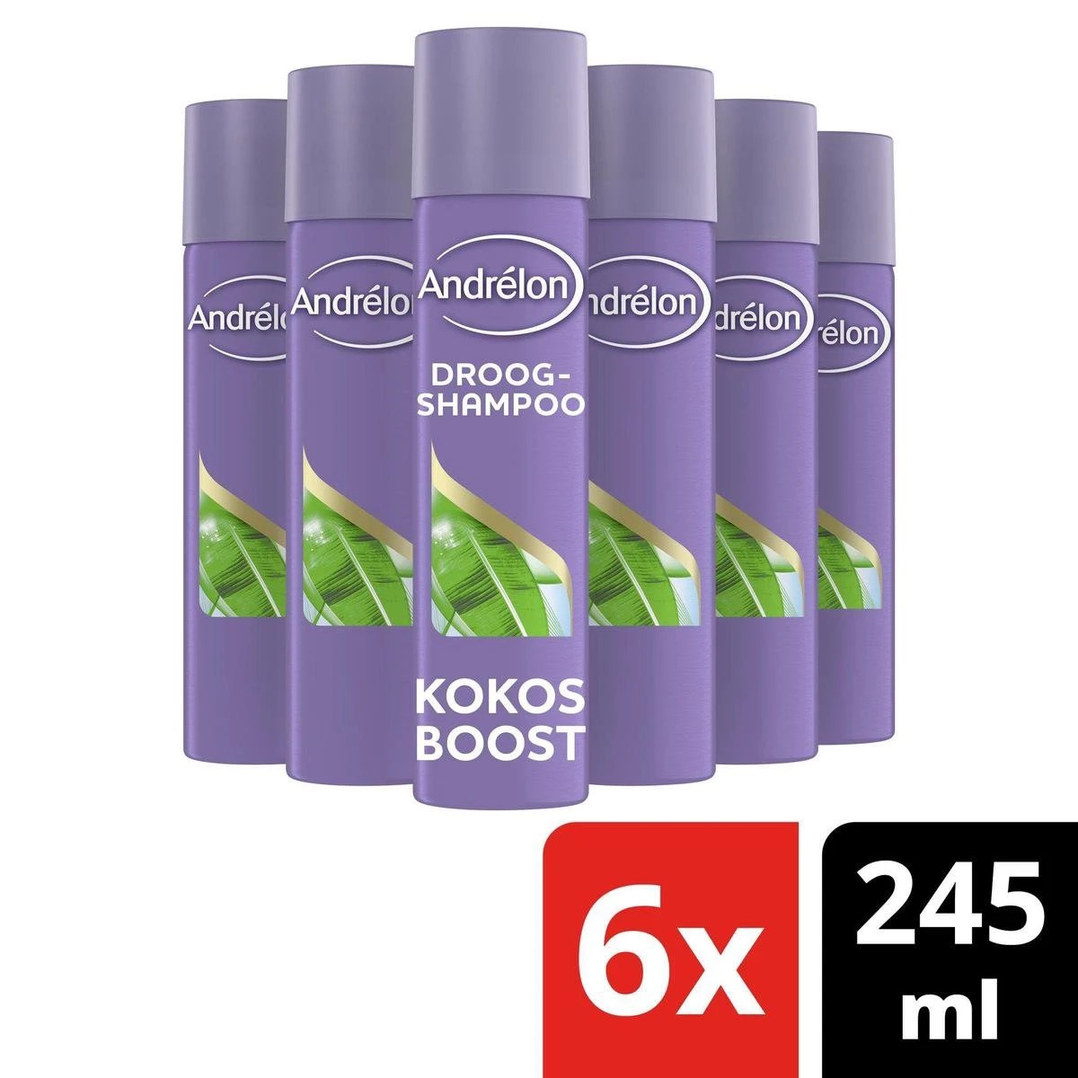 Andrélon Droogshampoo Kokos - 6 X 245 Ml - Voordeelverpakking 2 Andrélon Droogshampoo Kokos - 6 X 245 Ml - Voordeelverpakking - Afbeelding 2