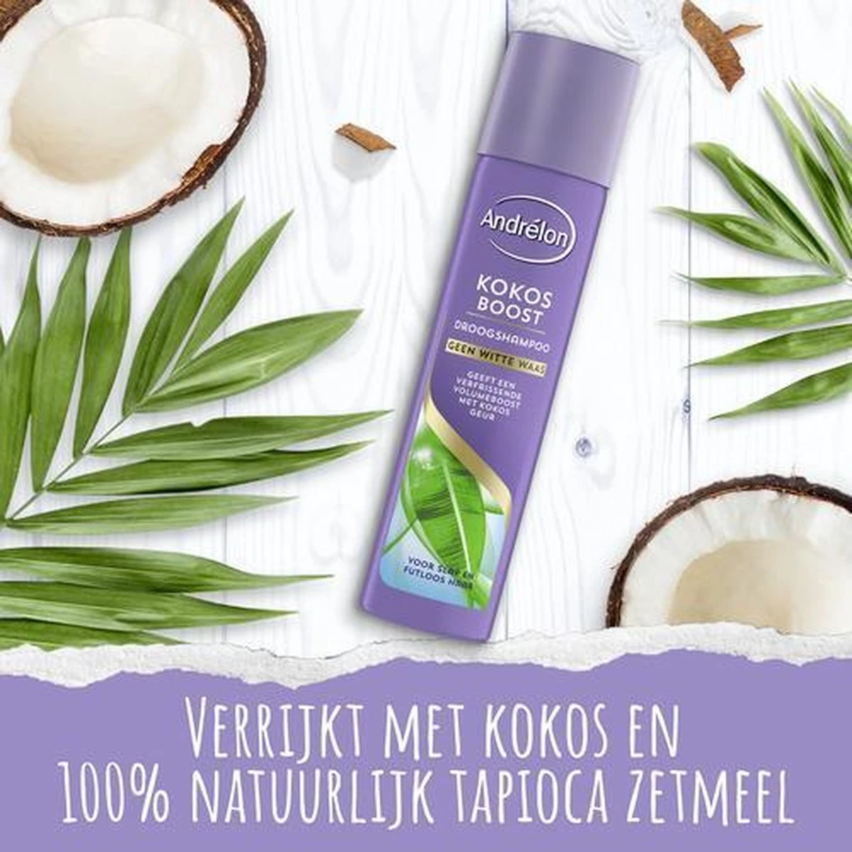 Andrélon Droogshampoo Kokos - 6 X 245 Ml - Voordeelverpakking 4 Andrélon Droogshampoo Kokos - 6 X 245 Ml - Voordeelverpakking - Afbeelding 4