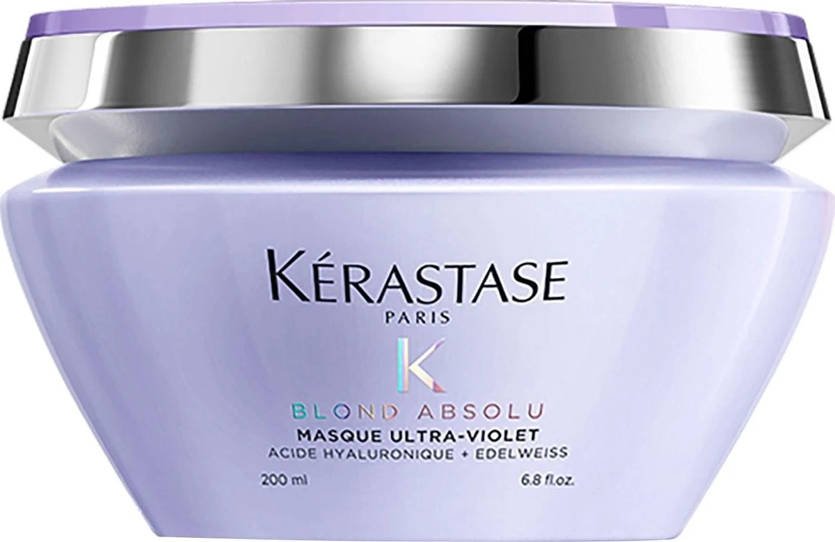 Kérastase Blond Absolu Masque Ultra-Violet - Zilver Haarmasker Voor Blond Haar - 200ml 1 Kérastase Blond Absolu Masque Ultra-Violet - Zilver Haarmasker Voor Blond Haar - 200ml