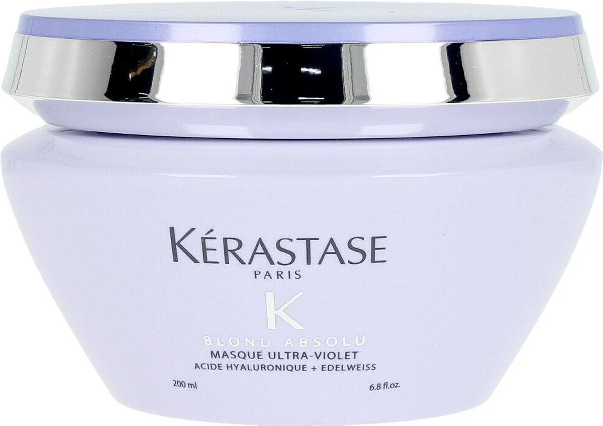 Kérastase Blond Absolu Masque Ultra-Violet - Zilver Haarmasker Voor Blond Haar - 200ml 7 Kérastase Blond Absolu Masque Ultra-Violet - Zilver Haarmasker Voor Blond Haar - 200ml - Afbeelding 7