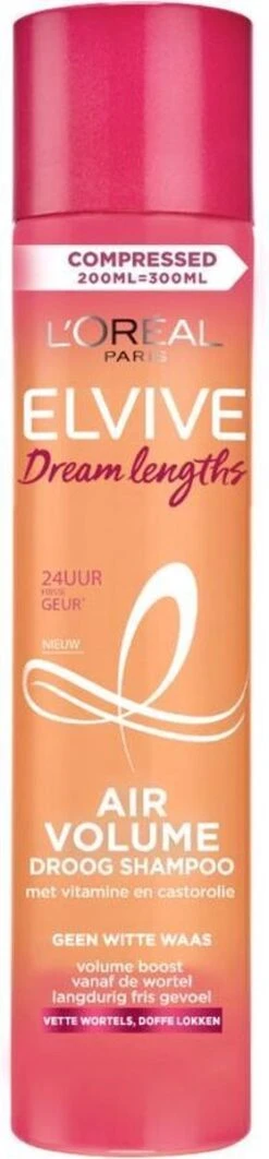 L’Oréal Paris Elvive Dream Lengths Dry Shampoo Droogshampoo - 6 X 200 Ml