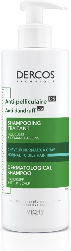 Vichy Dercos Anti-Roos Shampoo Voor Normaal Tot Vet Haar - 390ml