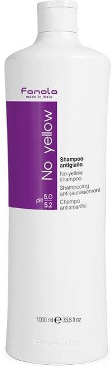 Fanola No Yellow Shampoo - 1000 Ml 5 Fanola No Yellow Shampoo - 1000 Ml - Afbeelding 5