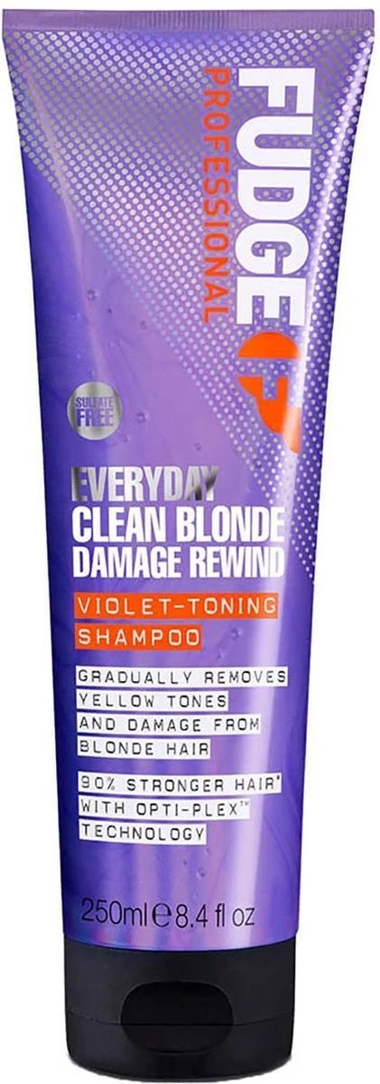 Fudge Everyday Clean - Blonde Damage Rewind - Shampoo - 250 Ml 1 Fudge Everyday Clean - Blonde Damage Rewind - Shampoo - 250 Ml