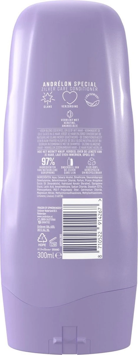 Andrélon Zilver Care - Shampoo En Conditioner - Set 7 Andrélon Zilver Care - Shampoo En Conditioner - Set - Afbeelding 7