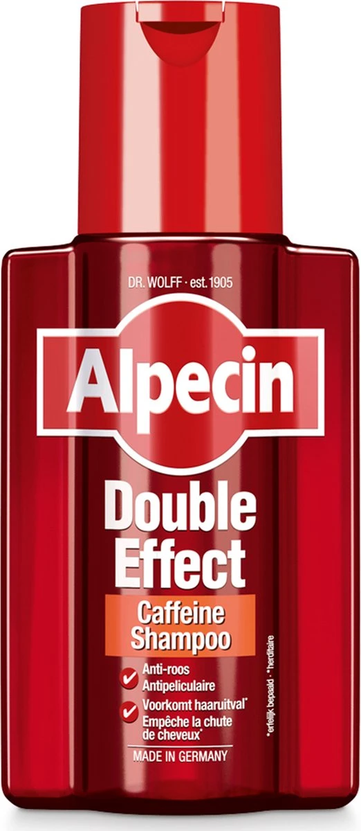 Alpecin Double Effect 200ml | Anti Roos En Natuurlijke Haargroei Shampoo | Voorkomt En Vermindert Haaruitval 1 Alpecin Double Effect 200ml | Anti Roos En Natuurlijke Haargroei Shampoo | Voorkomt En Vermindert Haaruitval