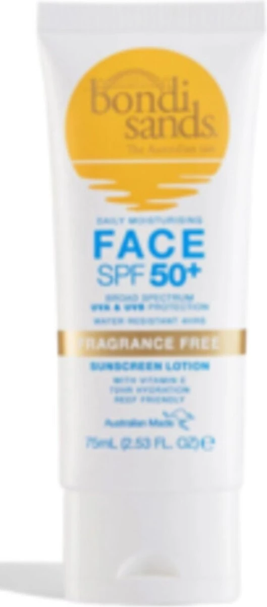 Bondi Sands Face Parfumvrij SPF50 75 Ml 1 Bondi Sands Face Parfumvrij SPF50 75 Ml