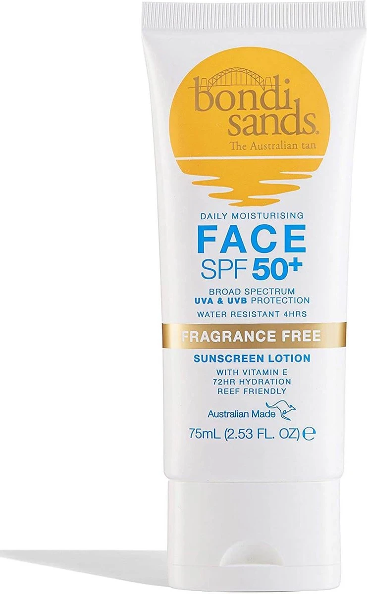 Bondi Sands Face Parfumvrij SPF50 75 Ml 4 Bondi Sands Face Parfumvrij SPF50 75 Ml - Afbeelding 4